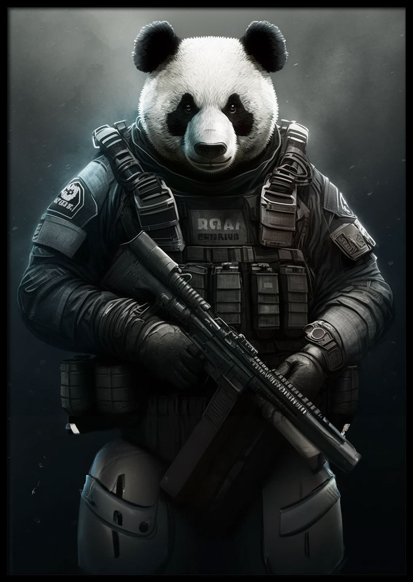 SWAT Panda Poster 🐼 – Posters of Tomorrow®